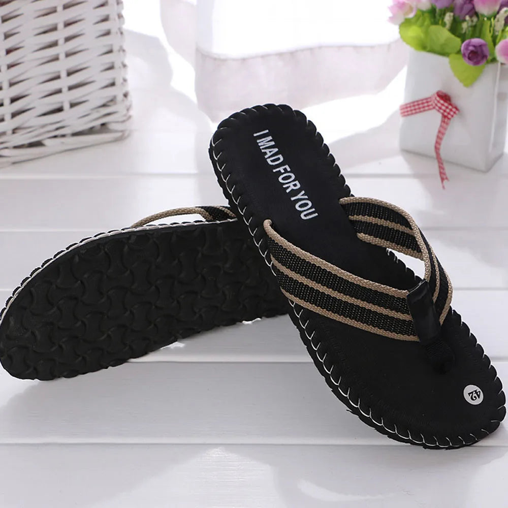Comfort Sandals Summer Men Beach Flip Flops Shoes Sandals Open Toe Slipper indoor outdoor Flip-flops 40-44 Male Shoes тапочки