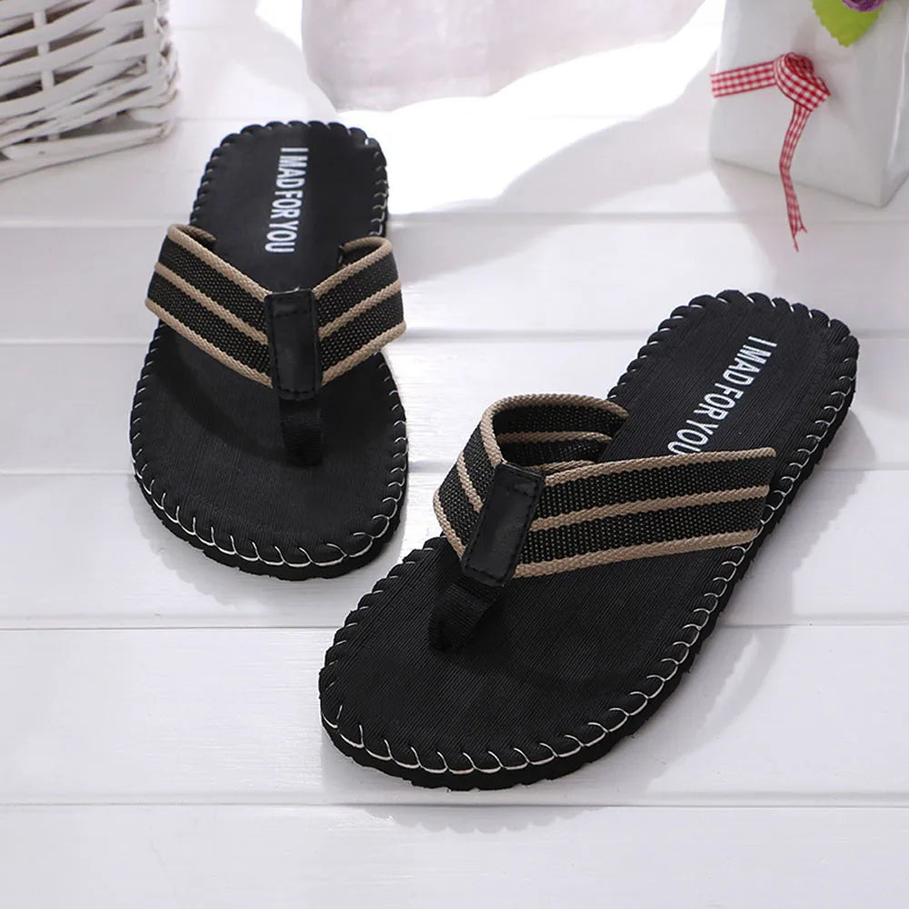 Comfort Sandals Summer Men Beach Flip Flops Shoes Sandals Open Toe Slipper indoor outdoor Flip-flops 40-44 Male Shoes тапочки