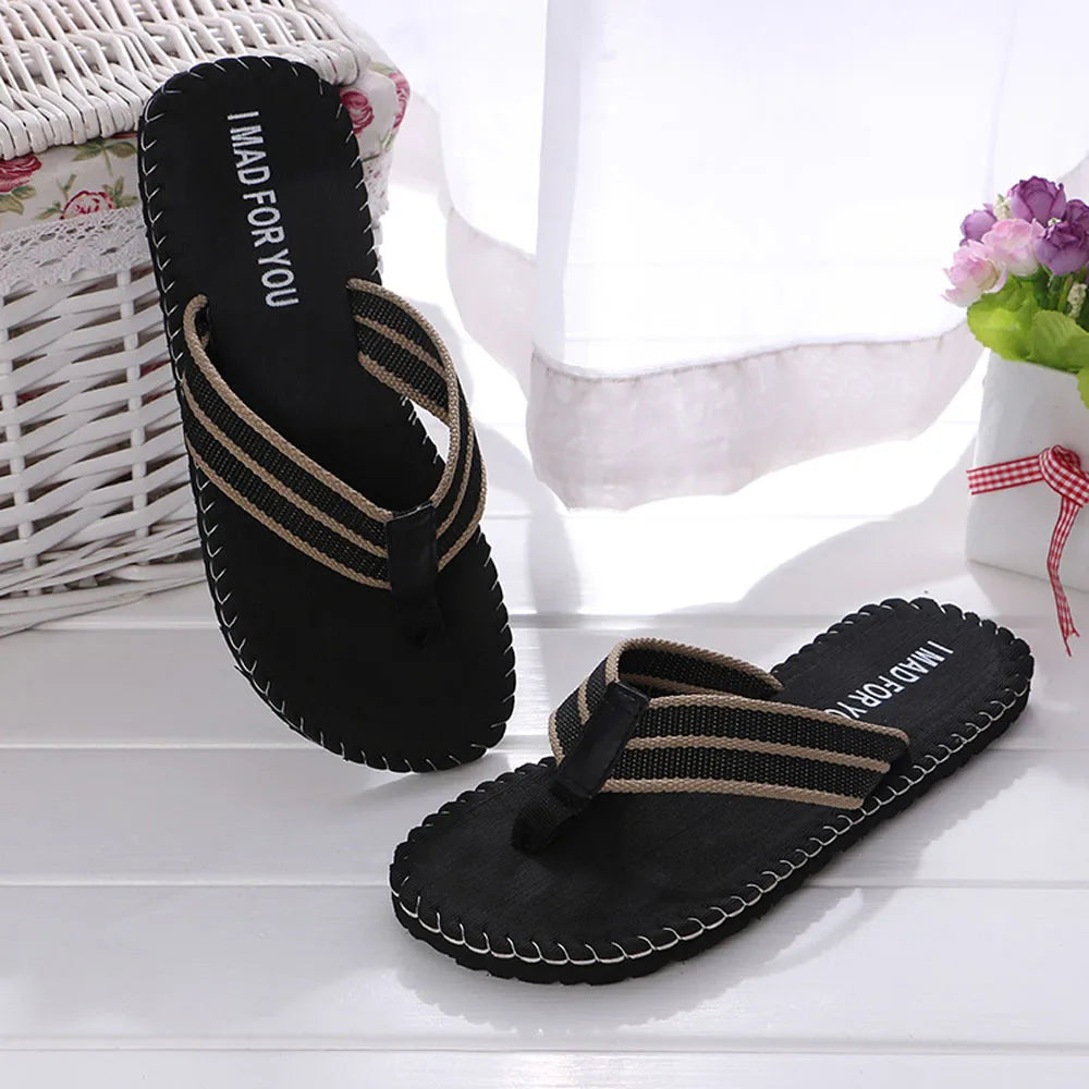 Comfort Sandals Summer Men Beach Flip Flops Shoes Sandals Open Toe Slipper indoor outdoor Flip-flops 40-44 Male Shoes тапочки