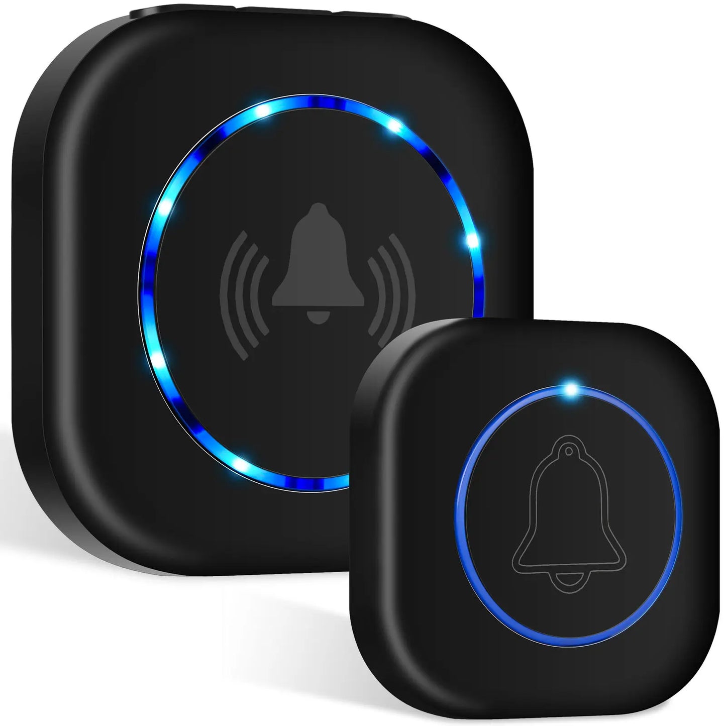Wireless Doorbell Waterproof Welcome Chime Home Door Bell Intelligent 4 Level Volumes Door Chimes 300m Distance Remote Control