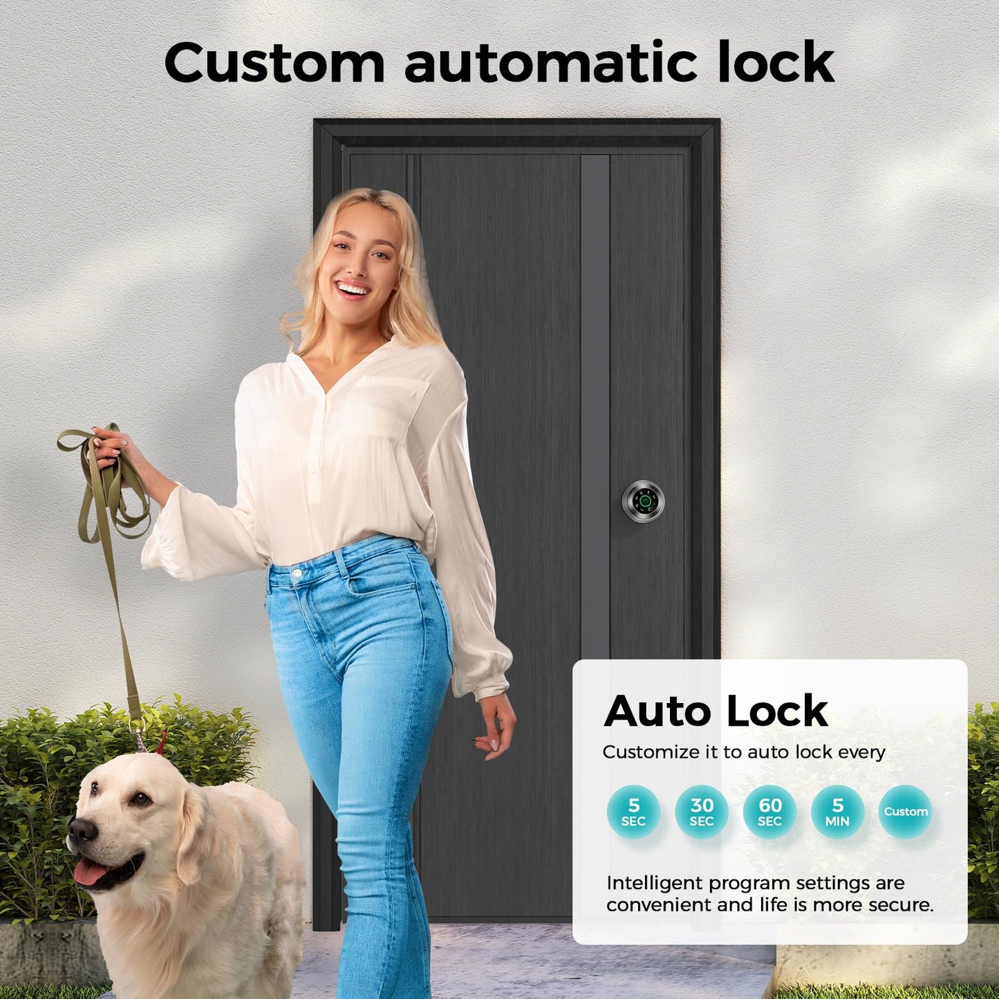 Zarre Print Smart Door Lock