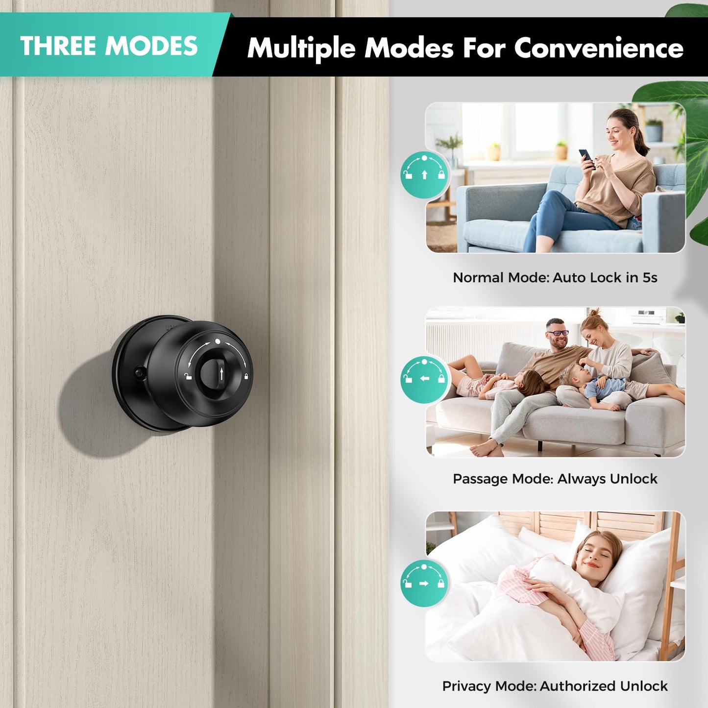 Zarre Print Smart Door Lock