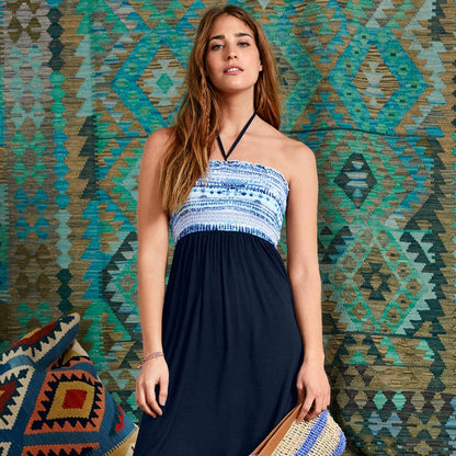 Two-Way Wear Elastic Waist Skirt Girl Clearance Tube Top