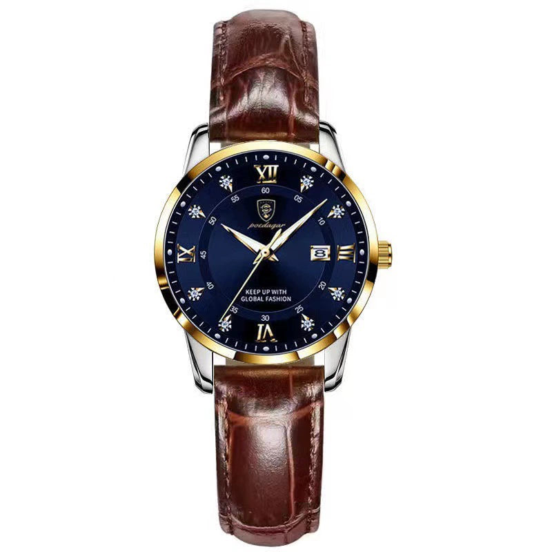 Swiss Brand Minimalist Good-looking Waterproof Luminous Women's Watch Quartz Wrist Watch