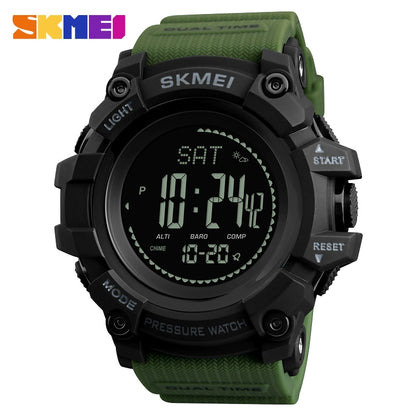 Weather Forecast Altitude Barometer Thermometer Electronic Watch Adventure Field Outdoor Compass Sports Waterproof Men's Table