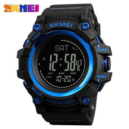 Weather Forecast Altitude Barometer Thermometer Electronic Watch Adventure Field Outdoor Compass Sports Waterproof Men's Table