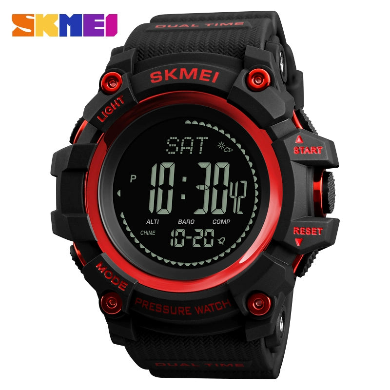 Weather Forecast Altitude Barometer Thermometer Electronic Watch Adventure Field Outdoor Compass Sports Waterproof Men's Table