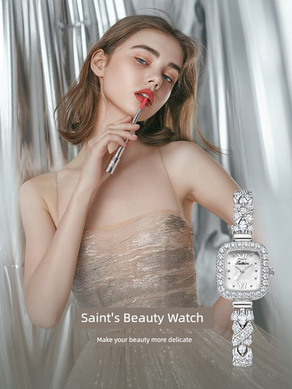 Women's Full Diamond Elegant Minority Fashion Beauty Watch