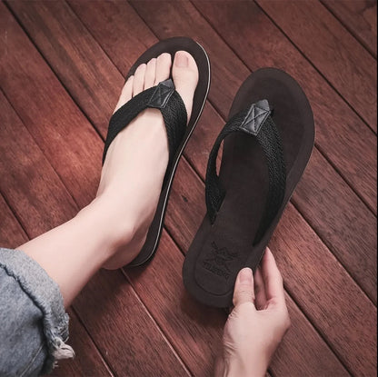 Fashion Men Flip Flops Beach Slippers Sandals Non-Slip Home Chanclas Slipper Indoor House Anti-Slip Zapatos Hombre Shoes Slide