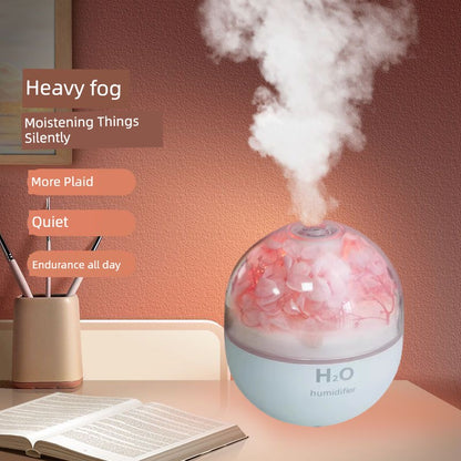 New Arrival Preserved Fresh Flower Humidifier Spray Aromatherapy Bedroom Office Air-Conditioned Room Desktop Fancy Girls Gifts