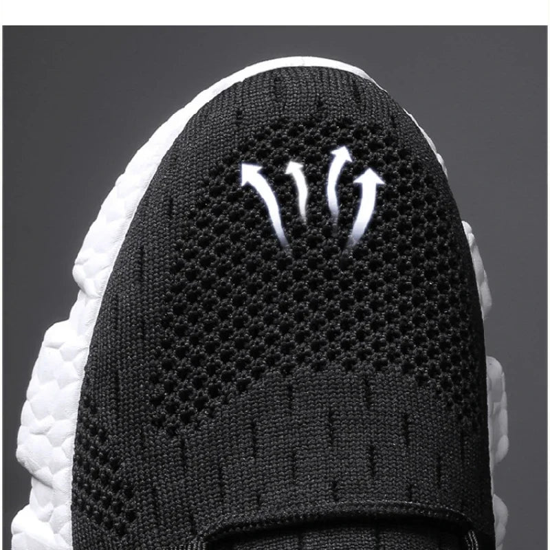 Breathable Casual Men Shoes Lightweiht Men Sneakers Mesh Fluorescent Tennis Shoes for Men Comfortable Jogging Sport Shoes 2023