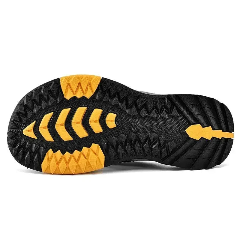 Vanmie Genuine Cow Leather Shoes Men Sandals Men Slippers Anti-slip Summer Fashion Slippers for Men Luxury Casual Summer Shoes