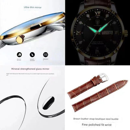 Swiss Brand Minimalist Good-looking Waterproof Luminous Women's Watch Quartz Wrist Watch