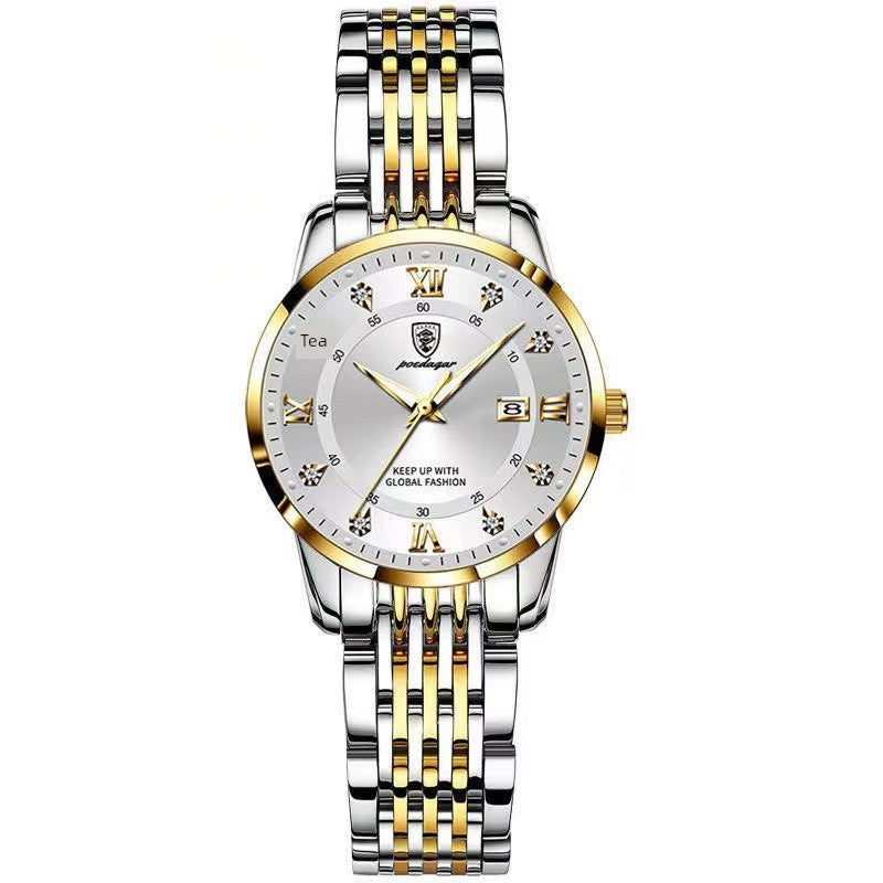 Swiss Brand Minimalist Good-looking Waterproof Luminous Women's Watch Quartz Wrist Watch