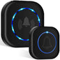 Wireless Doorbell Waterproof Welcome Chime Home Door Bell Intelligent 4 Level Volumes Door Chimes 300m Distance Remote Control