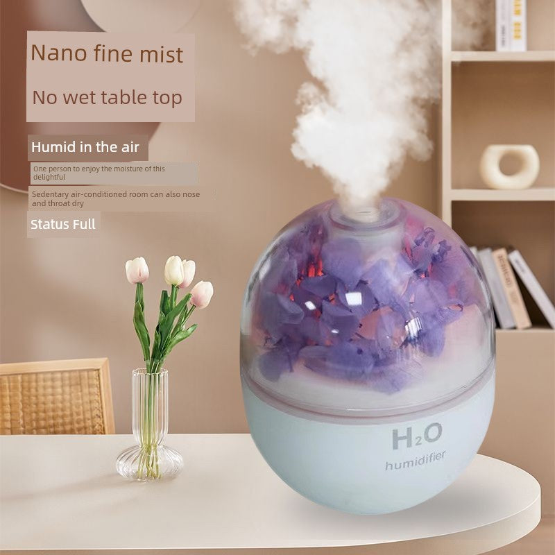 New Arrival Preserved Fresh Flower Humidifier Spray Aromatherapy Bedroom Office Air-Conditioned Room Desktop Fancy Girls Gifts