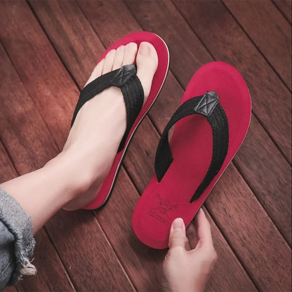 Fashion Men Flip Flops Beach Slippers Sandals Non-Slip Home Chanclas Slipper Indoor House Anti-Slip Zapatos Hombre Shoes Slide